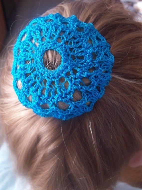 Hair Bun Cover by flutterbuggcreations on Etsy