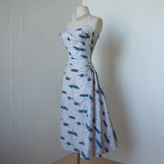 vintage 1950's dress ...amazing COLE of california