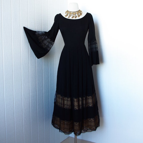 vintage 1950's dress ...beautiful couture designer by traven7