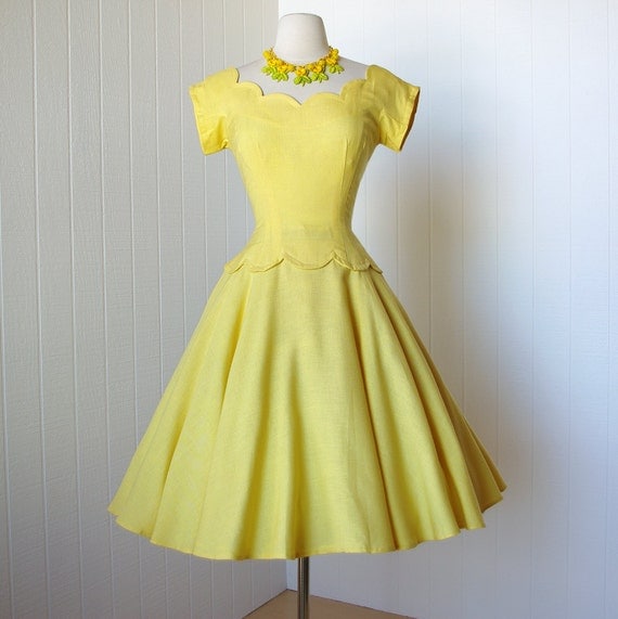 vintage 1950's dress ...designer MR. MORT by betty carol