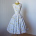 vintage 1950's dress ...quintessential yellow polka dots BETTY BARCLAY polished cotton full skirt pin-up bombhsell sun dress