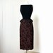 vintage 1950's dress ...exquisite couture designer LUIS ESTEVEZ chantilly lace crepe scalloped peplum plunging back cocktail party dress