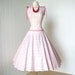 vintage 1950's dress ...fabulous red and pink STRAWBERRY novelty print cotton full circle skirt pin-up sun party dress