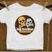new skull cross bones cute big brother t-shirt
