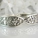 Spoon Bracelet, Spoon Jewelry, Silverware Jewelry, Silverware Bracelet, Flowers - VINTAGE MET ROSE