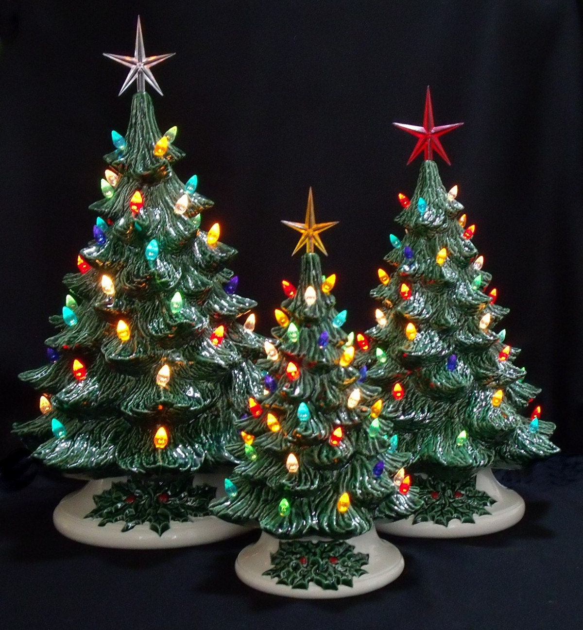 Ceramic Christmas Tree Vintage 