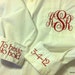 Monogrammed Bridal Party Oversized Shirts - Super Cute Bridesmaid Gift Set of 8