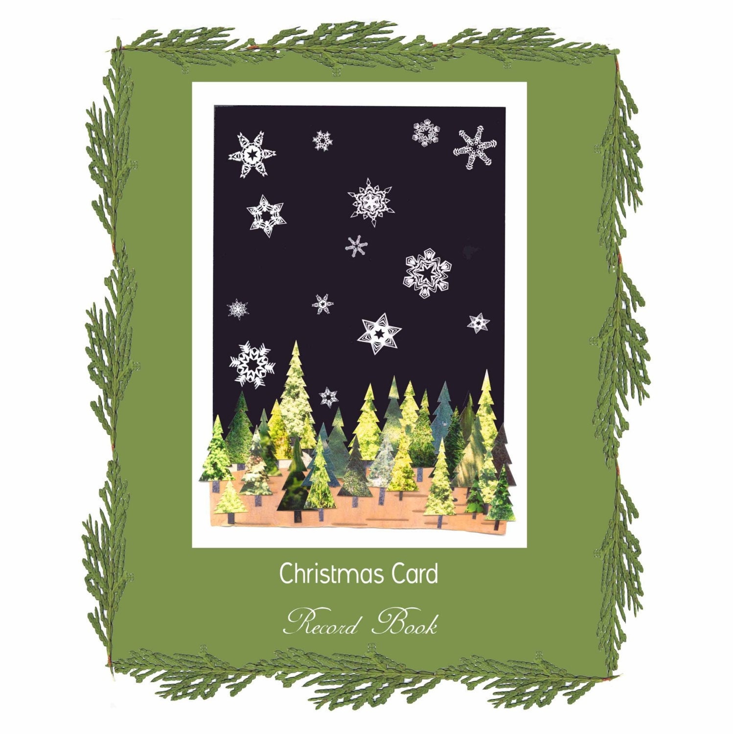 Christmas Card Record Book by celebrationscards on Etsy