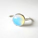 Opalite Moonstone Stacker Ring - Sterling Silver