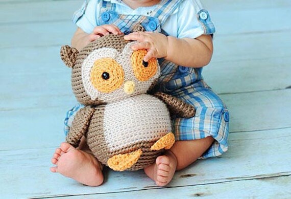 crochet owl plush