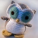 crochet owl stuffed animal