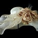 Kentucky Derby Hat, Summer Hat, Race Day Hat, Adjustable Size, Sinamay Hat for Church, High Tea, a Garden Party and Weddings - "A ROYAL TEA"