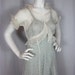 Vintage 40s Earth Angel Over Dress and Slip, Sz S