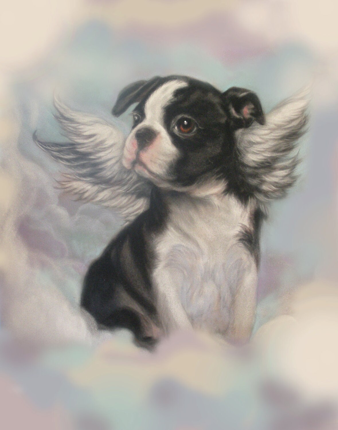 Boston Terrier Angel