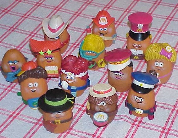 Vintage 1988 McDonalds Happy Meal Toys McNuggets by AllForOwen