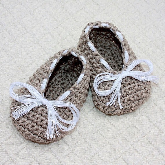 Crochet PATTERN Baby Ballet Flats