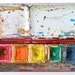 Arcadian Watercolors - vintage paint box tin, american made