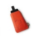 Iphone sleeve pig orange leather case