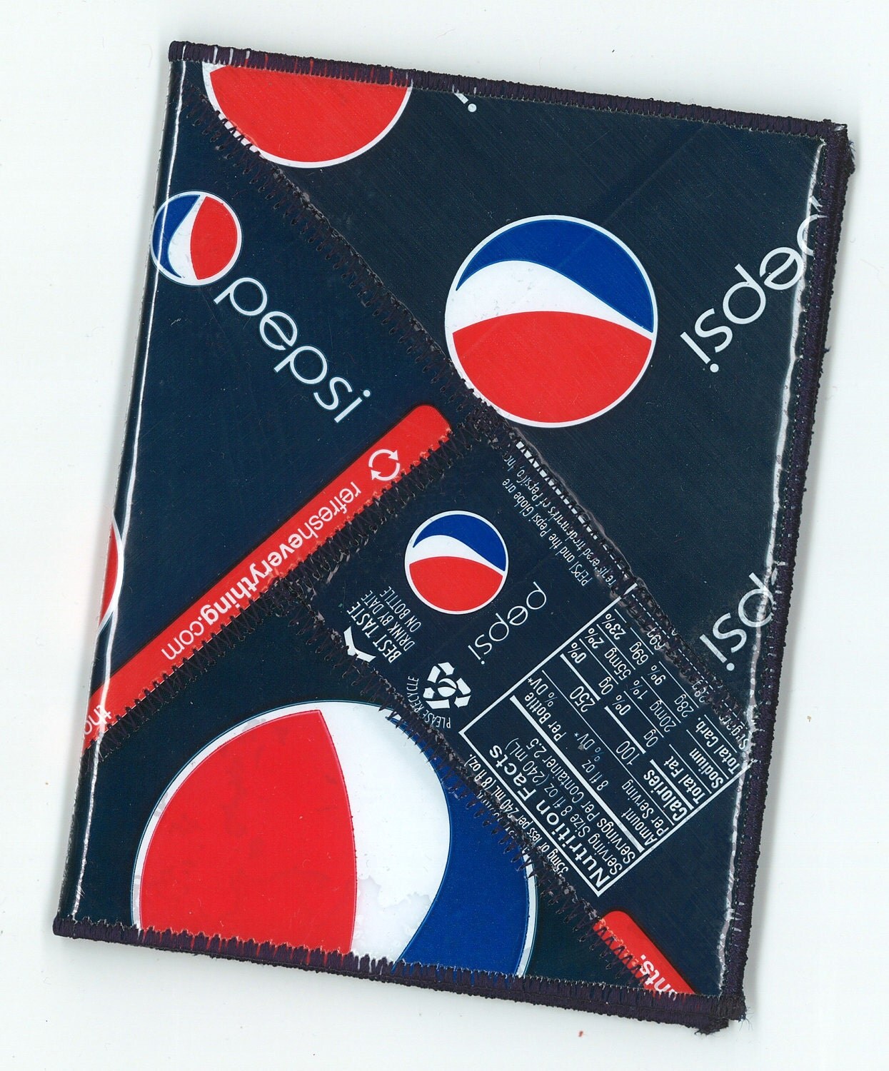 Passport Cover from Recycled Pepsi Bottle Wrappers