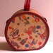Vintage Round Suitcase Circus Theme