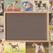 Wire Fox Terrier Vintage Antique Art Photo Frame
