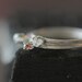 Clear Herkimer Diamond Ring Ready to ship size 6