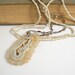 London blue quartz druzy pendant handknotted one of a kind necklace