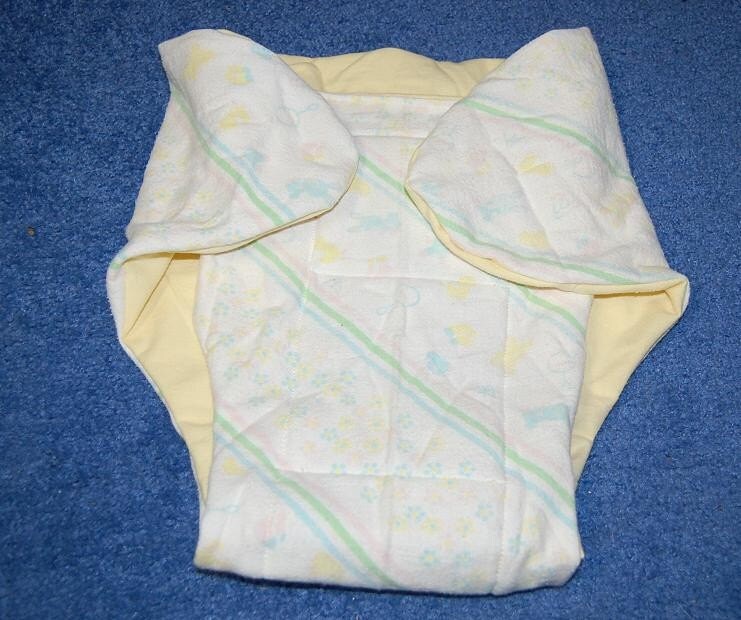 CLEARANCE Adult Diaper Nursery print Size 34 or smaller