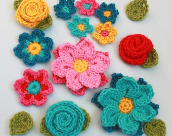 Crochet Flower Patterns - Flower Shower