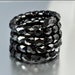 Victorian Bracelet Snake French Jet Glass Wrap Arm Goth Vintage Antique Jewelry