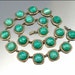 Czech Glass Art Deco Necklace Silver Geometric Antique Jewelry Vintage 1920s Jewelry Green