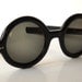 SPRING SALE 20% OFF Vintage Ultra Mod French Round Sunglasses