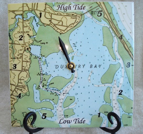 Duxbury Bay TIDE Clock by PicturePerfectGifts on Etsy