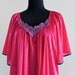MaGenta EmbRoideRed FluTTer MaXi NightGoWn LinGeriE sLeepWear . SML . One Size . D089
