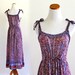 Reserved . Jan 18 . India Cotton Gauze Rainbow Metallic Rare Ethnic Indian Boho Hippie Festival Dress . XS . SM . D175