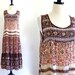 70s Harsha India Indian Cotton Gauze Gauzy Caftan Kaftan Tent Boho Hippie Festival Maxi Dress . SML . D150