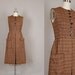 vintage 1960s dress 60s dress knit wool designer teal traina mod