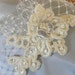 Bridal Headband, Wedding Hairpiece, Beaded, Lace, Something Blue, Ivory, Bridal Accessory, Hair
