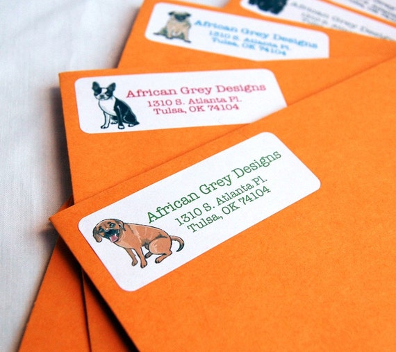 Pick Your Pet Custom Address Labels Sheet of 30 1 x 2 5/8