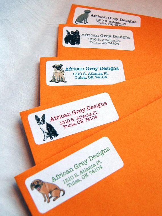 Pick Your Pet Custom Address Labels Sheet of 30 1 x 2 5/8