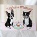 Bostons in Love Greeting Card - Customized with Your Names