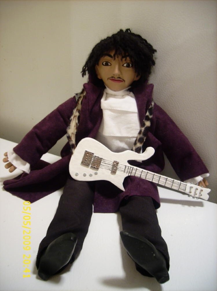 Prince Purple Rain Art Doll by amylira66 on Etsy