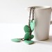 Mint Green Heart Necklace