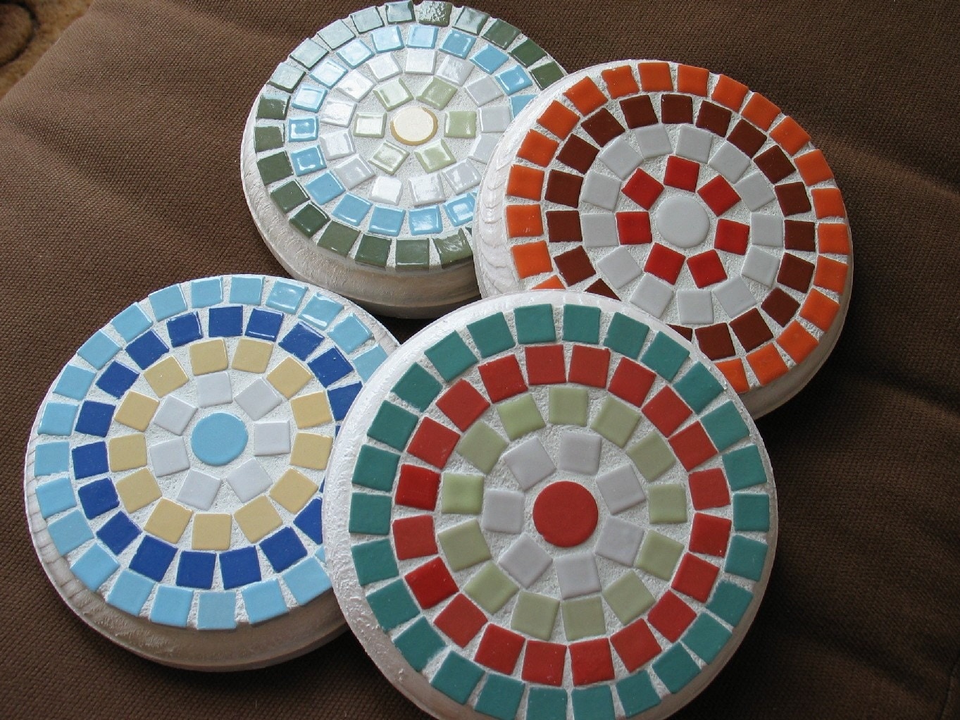 Colorful Mosaic Coasters