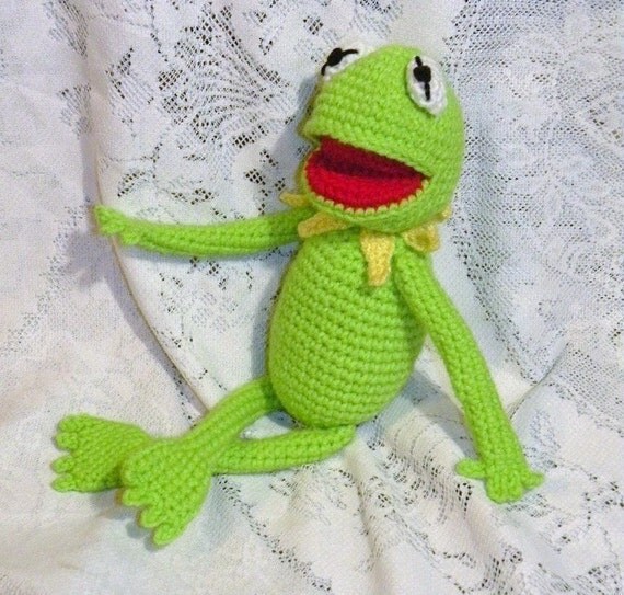 the pattern frog kermit crochet 35 Kermit / pattern cm doll 14 PDF the frog amigurumi  inches crochet