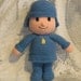 PDF - Pocoyo - 12 inches / 30 cm amigurumi doll crochet pattern. Available in English or Spanish language