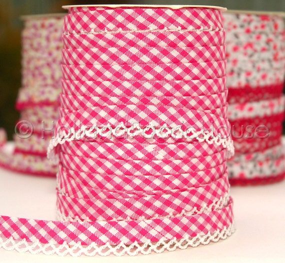 Double fold picot crochet edge bias tape crochet bias tape