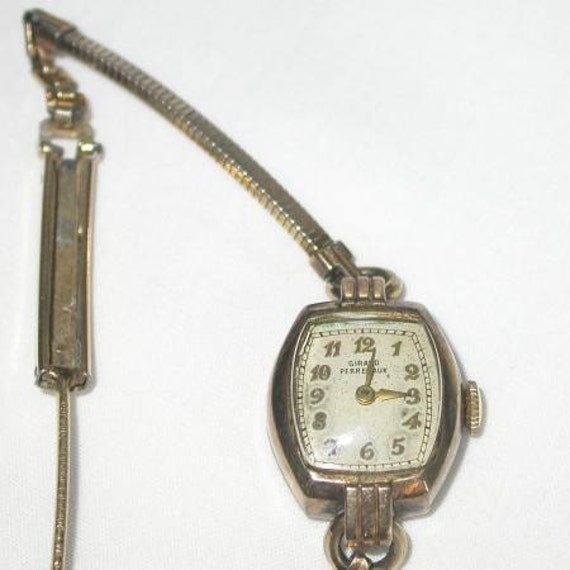 Vintage Girard Perregaux Swiss Gold Filled Ladies Watch with