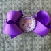 Bubble Guppies Purple Hair Bow
