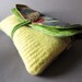 Recycled Felted Sweater Leather Clutch in Fall Shades of Brown, Green, and Burnt Orange from Waterstone